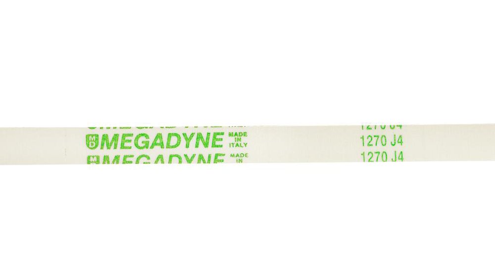 Ремень стиральной машины 1270 J4 EL Megadyne (белый)_60239a7d75eca.jpeg