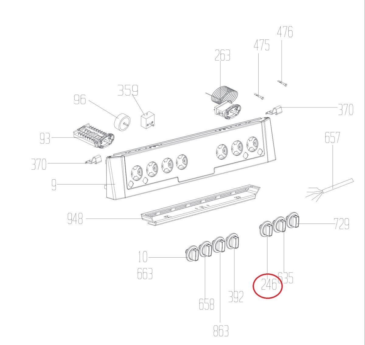 Ручка переключения режимов 250315077 духовки Beko_610aafd034183.jpeg